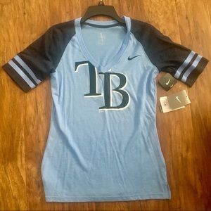 Tampa Bay Rays Striped Sleeve Shirt